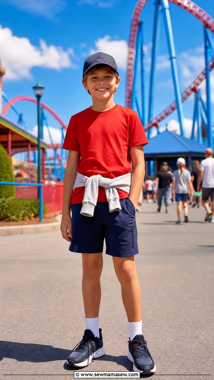 Amusement park field trip outfit for kids - 25 Field trip outfit ideas for kids