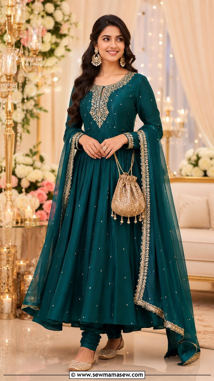 Anarkali Suit Set - 25 Ramadan matching set outfit ideas