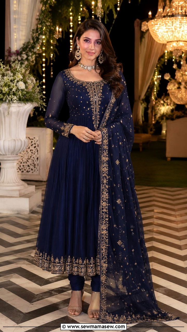 Anarkali Suit for Sangeet Guest - 25 Wedding guest outfit ideas Sangeet ceremony