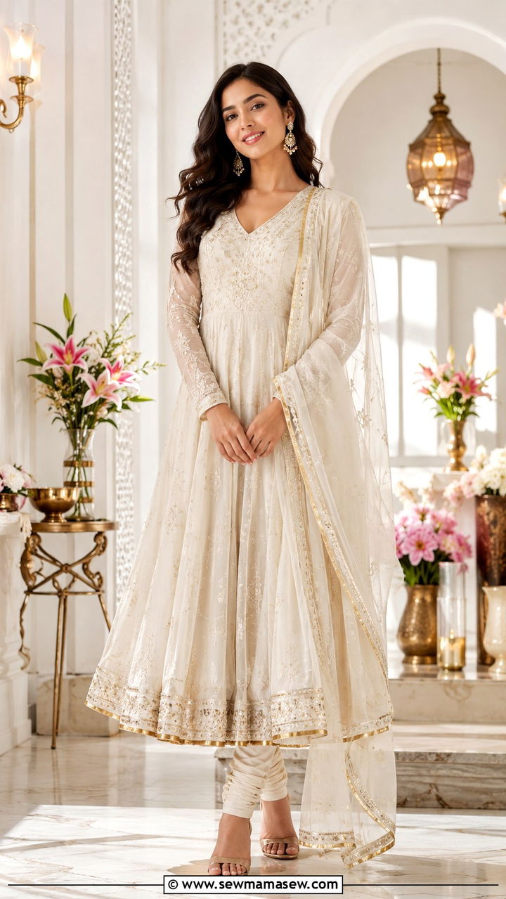 Anarkali kurta set with churidar Mumbai - 25 Mumbai outfit ideas
