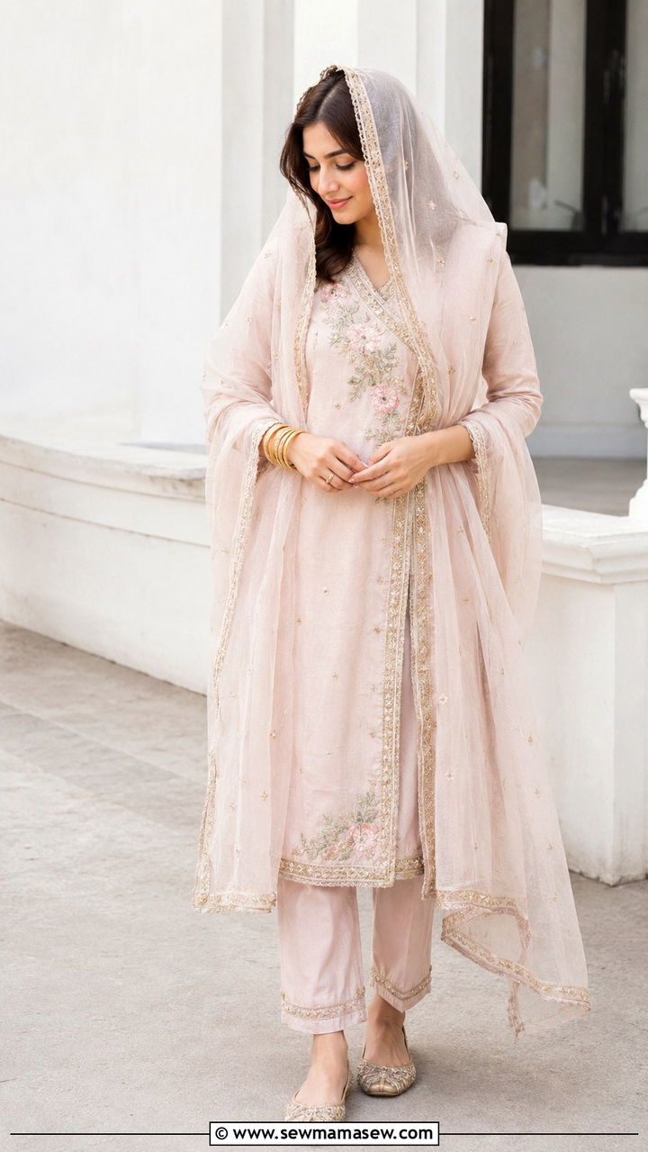Angrakha Suit For Nikkah - 20 Modest outfit ideas for Nikkah