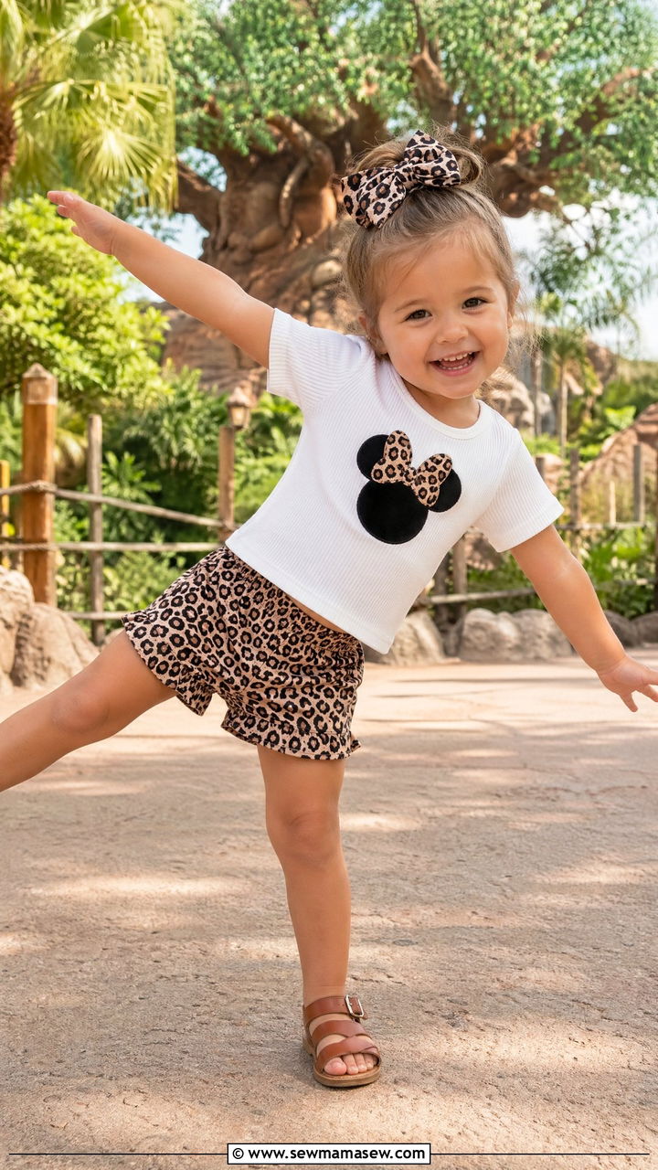 Animal Kingdom Safari Print Outfit - 35 Disney outfit ideas for toddlers