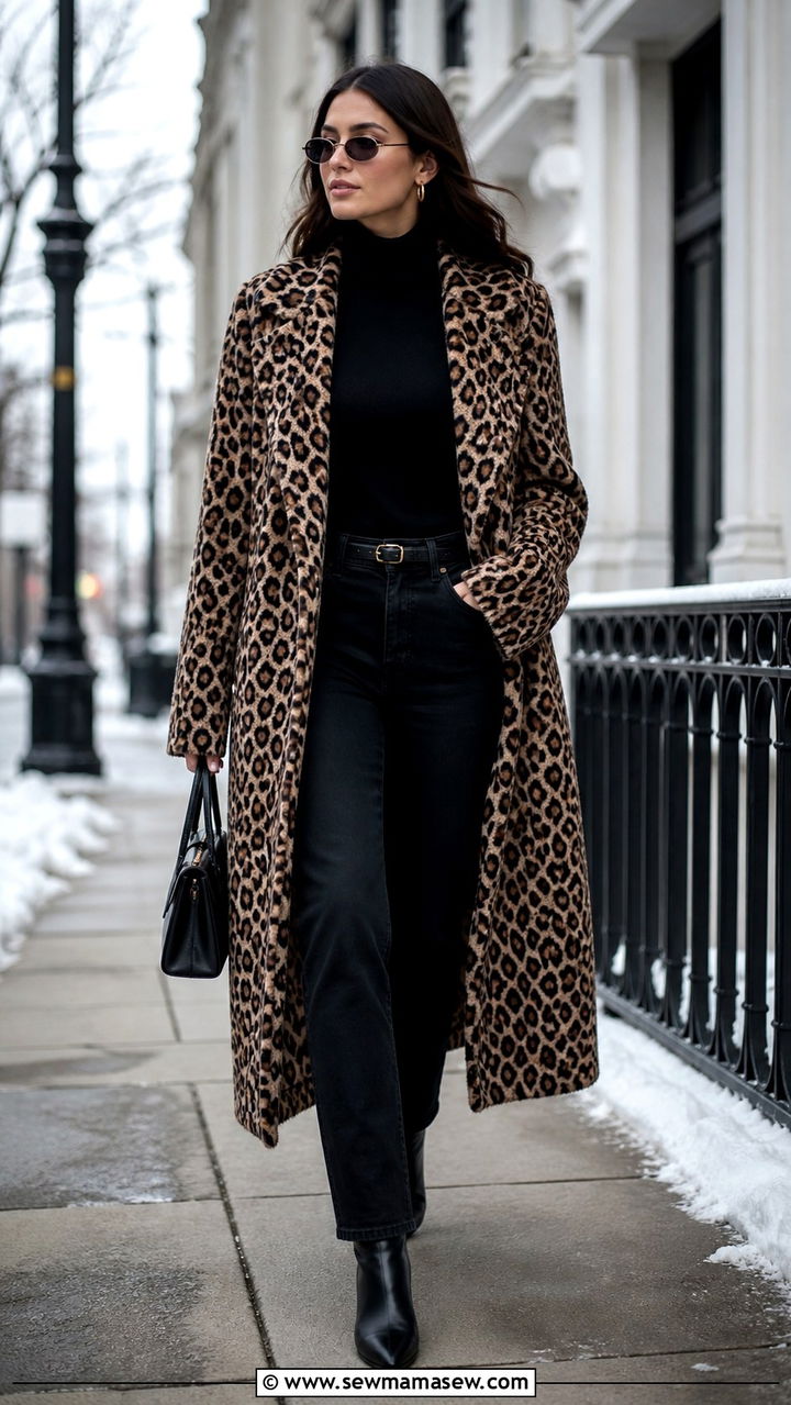 Animal Print Coat Outfit - 20 2026 fashion trends women to copy