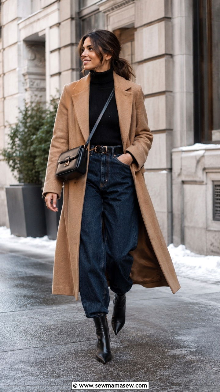 Ankle Boots and Balloon Jeans Winter Ready Outfit - 25 balloon pants outfits aesthetic