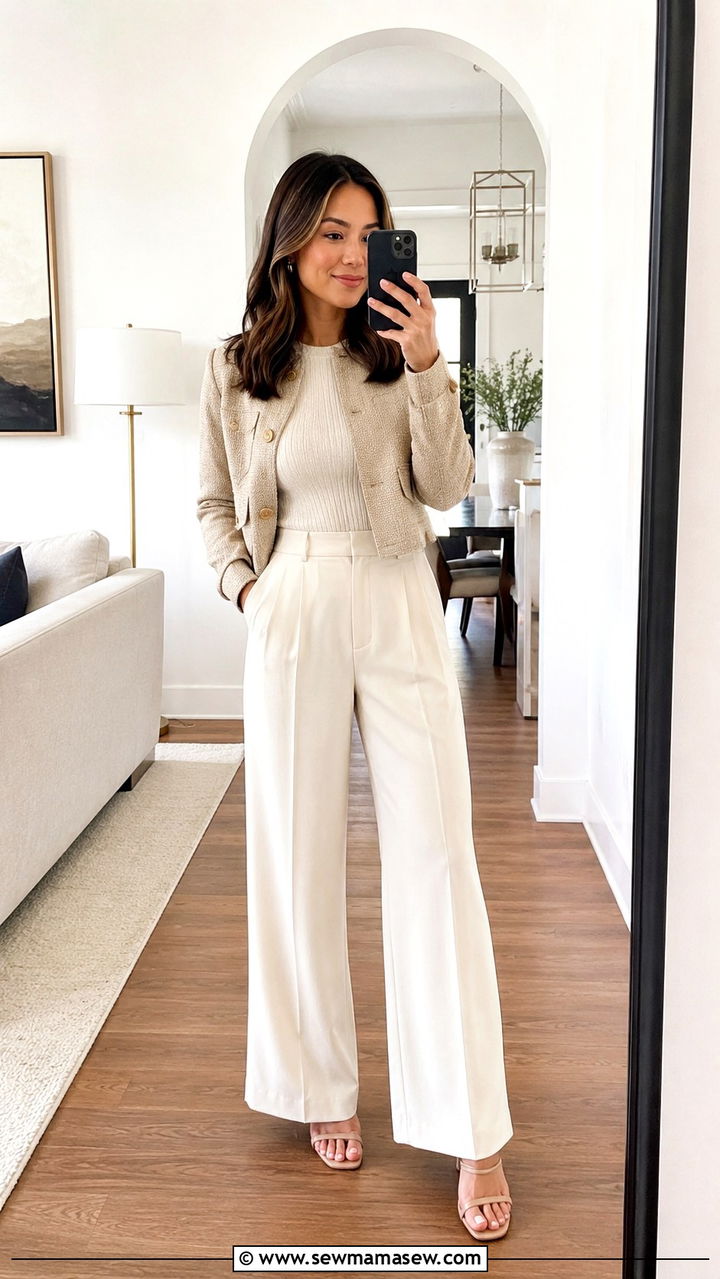 Ann Taylor Petite Wide Leg Pants Outfit - 25 Petite outfit ideas from Ann Taylor