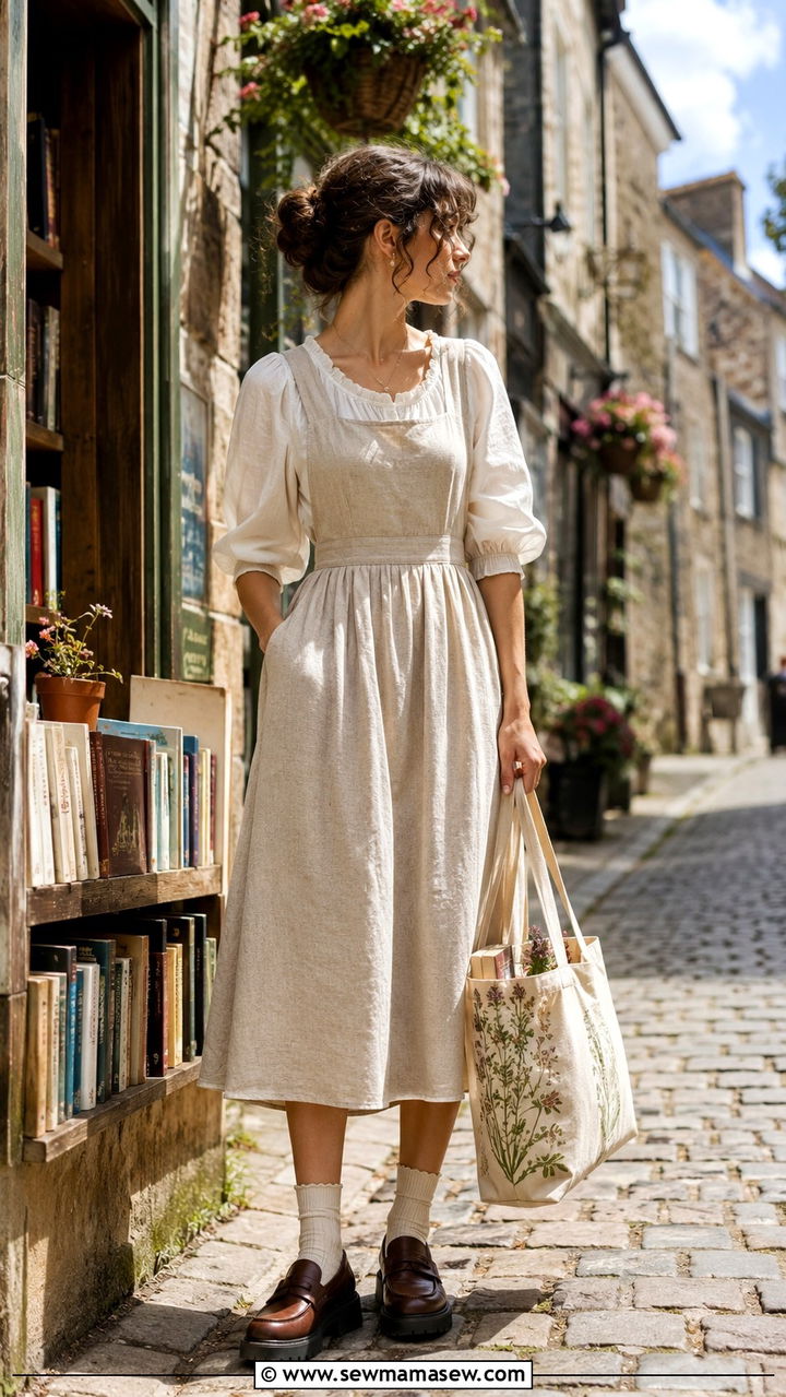 Apron Dress Cottagecore Outfit - 20 Cottagecore outfit ideas 2026