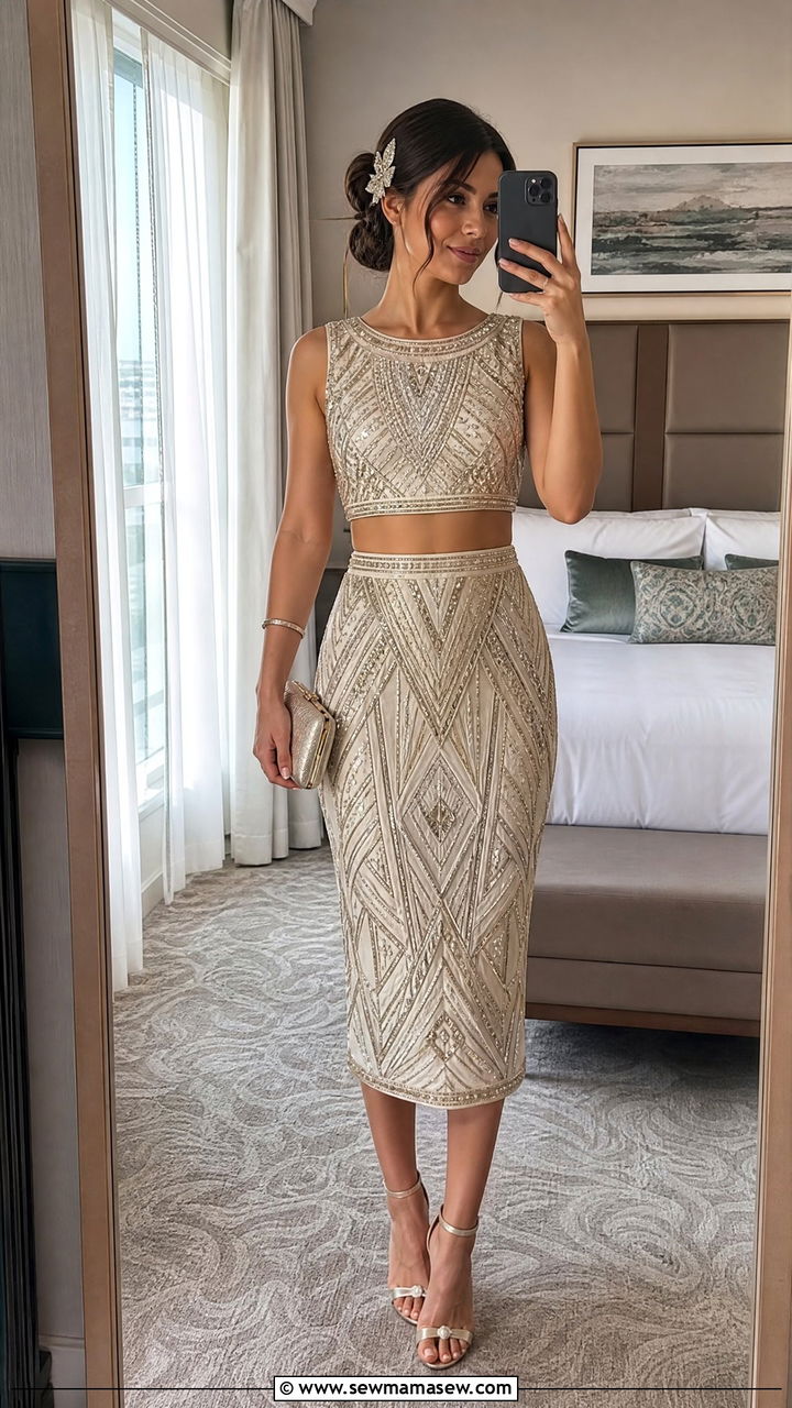 Art Deco Two Piece Set - 25 Art deco outfit ideas