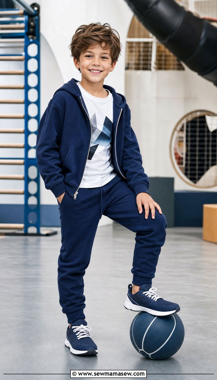 Athleisure birthday outfit for a boy - 35 Birthday outfit ideas for kids