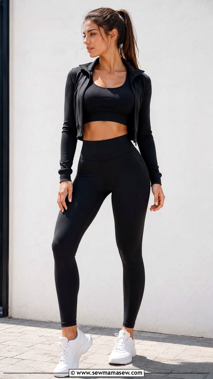 Athletic leggings and crop top zoo outfit - 25 Zoo outfit ideas