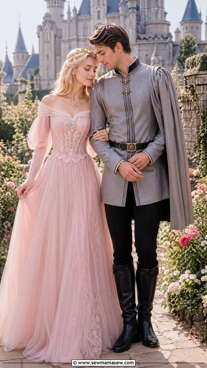Aurora and Prince Phillip Couple Outfit - 35 Disney outfit ideas for couples