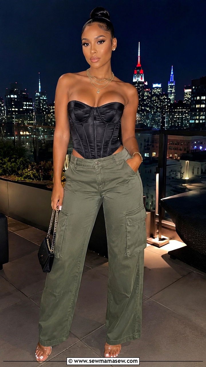 Baddie Corset Top Outfit - 25 aesthetic outfits inspo