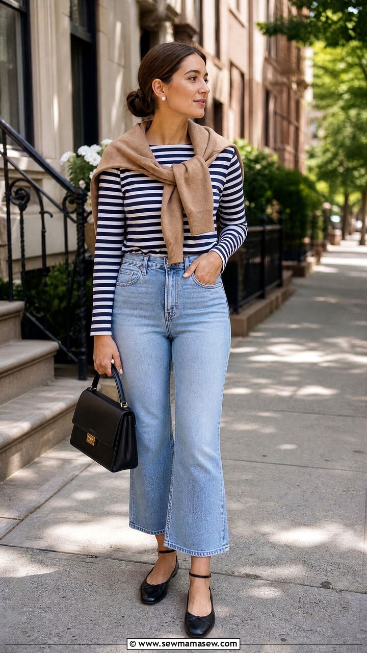 Ballet Flat Outfit - 30 Pinterest outfits ideas