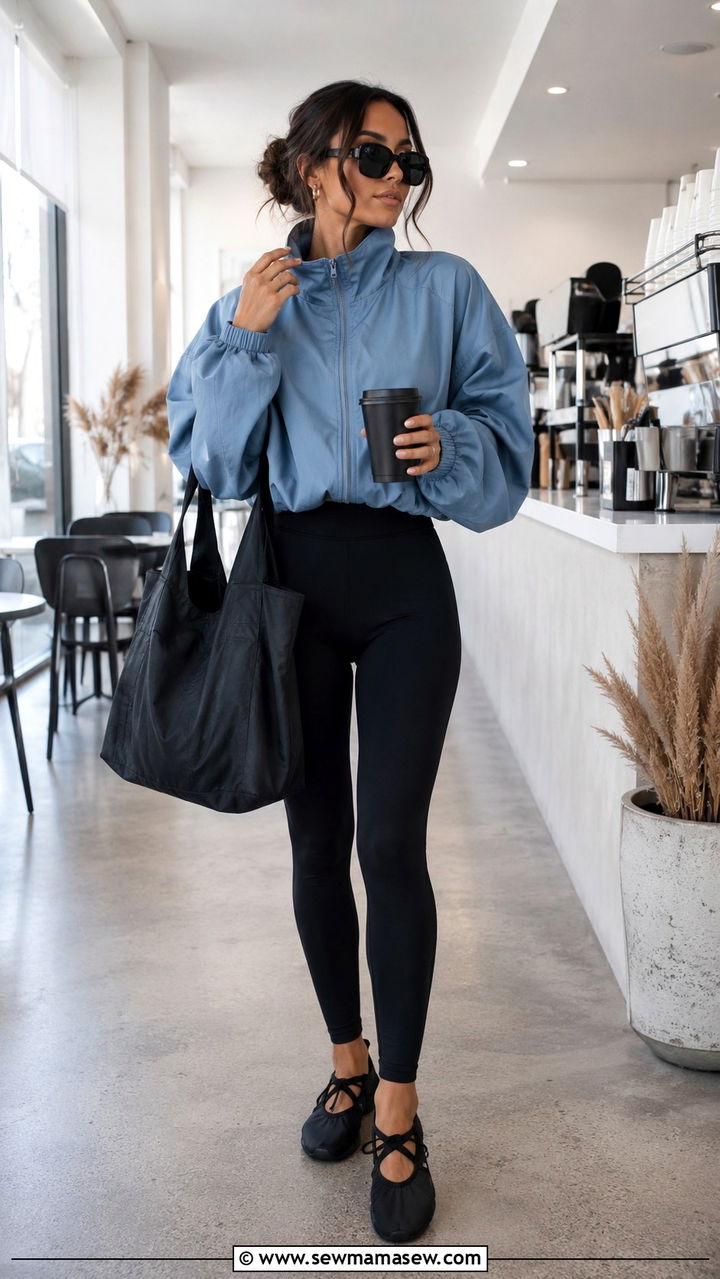 Ballet Trainer Sneakerina and Leggings Outfit - 25 2026 fashion must haves