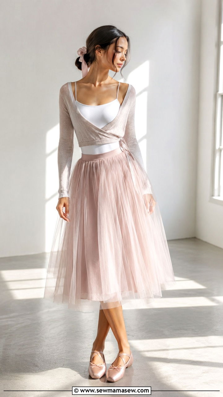Balletcore Tulle Skirt Outfit - 25 Balletcore outfit ideas