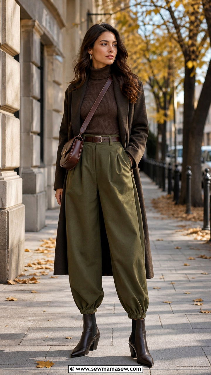 Balloon Pants With Ankle Boots - 20 balloon pants outfits 2026