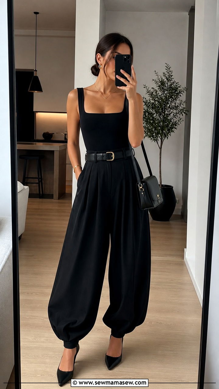 Balloon Pants With Bodysuit - 20 balloon pants outfits 2026