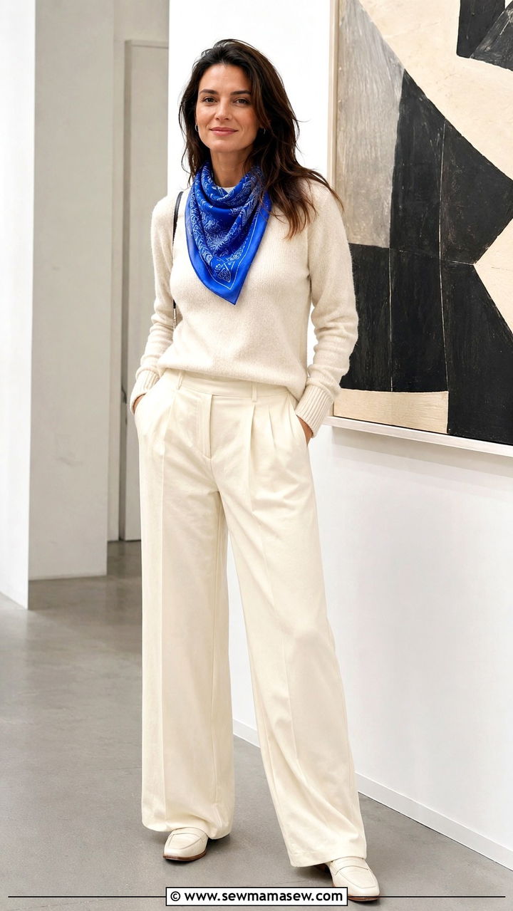 Bandana Monochrome Outfit - 25 Ways to wear a bandana