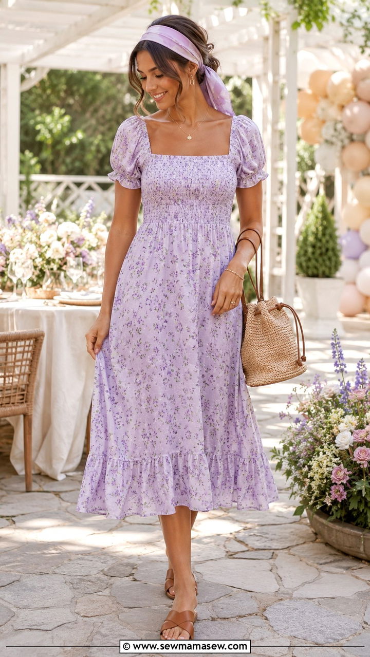 Bandana With Midi Dress - 25 Ways to wear a bandana