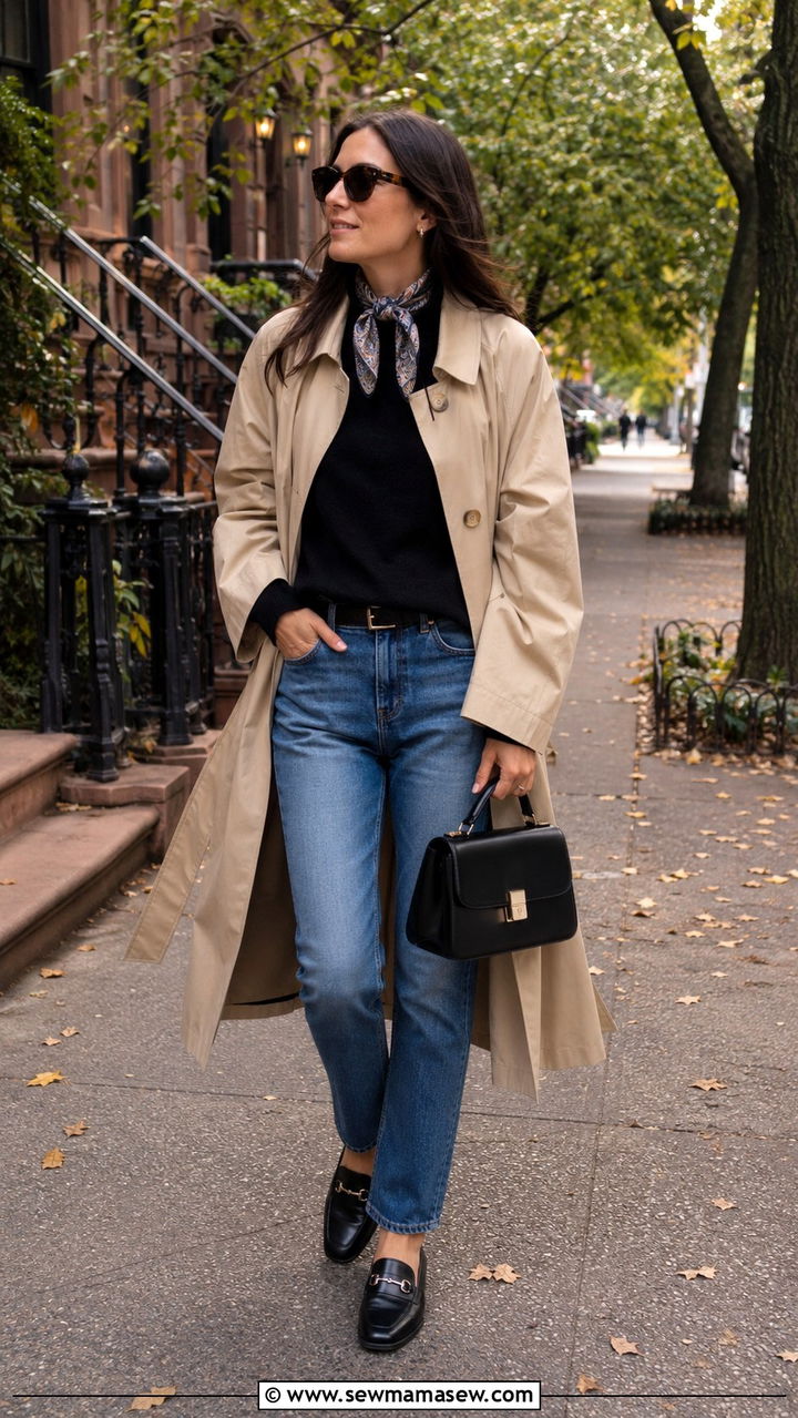 Bandana With Trench Coat - 25 Ways to wear a bandana