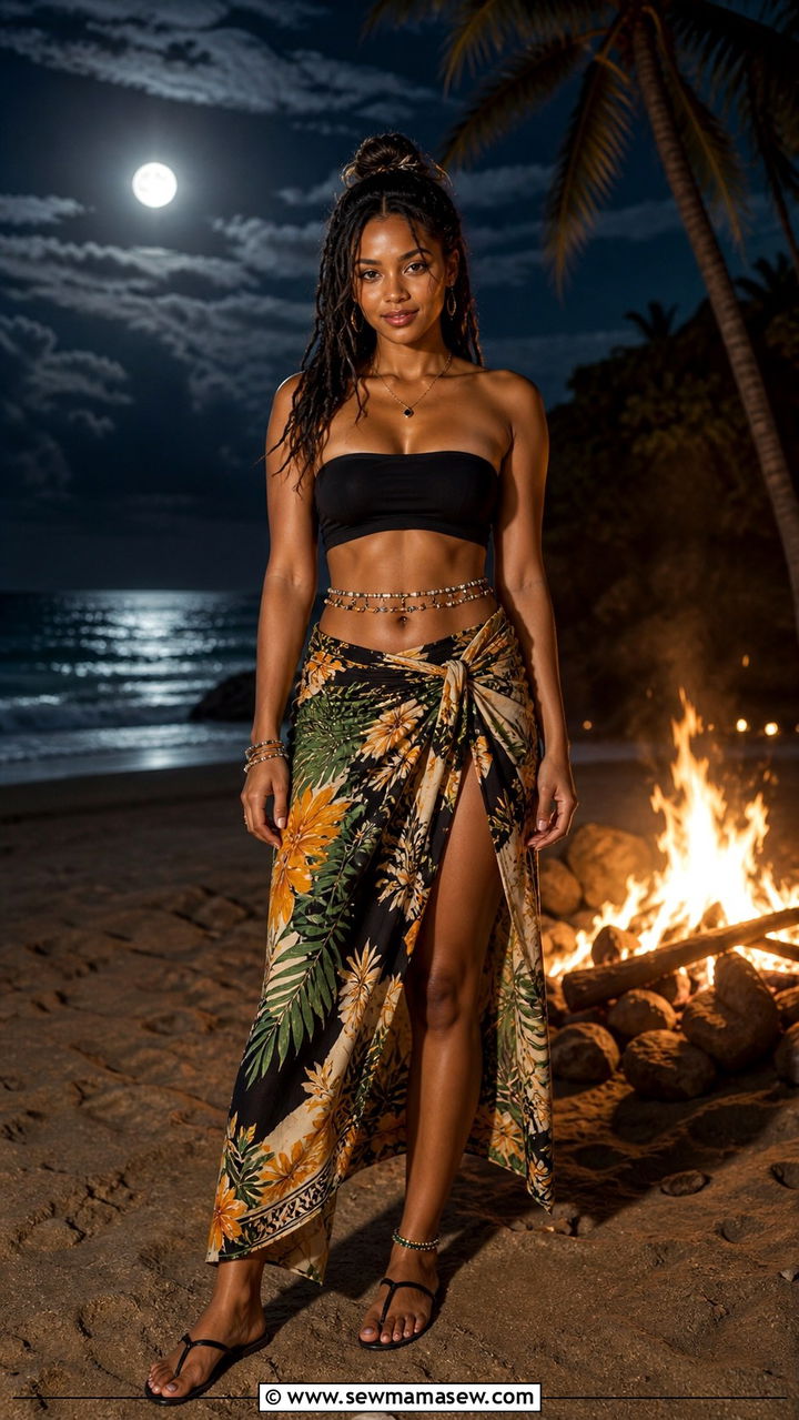 Bandeau Top With Wrap Skirt - 40 What to wear in Jamaica