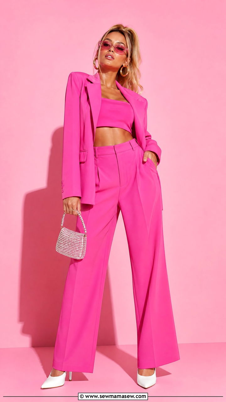 Barbiecore Pink Outfit - 25 fashion inspo outfits aesthetic