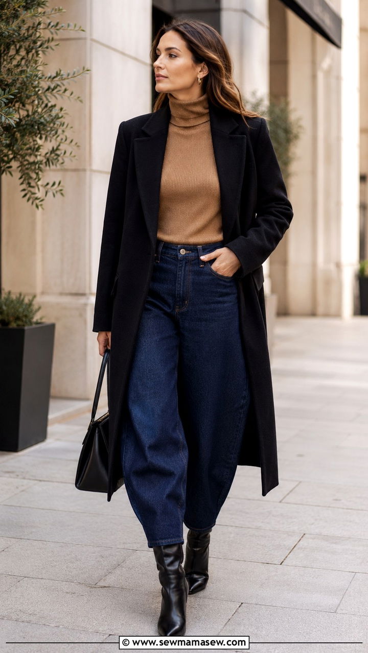 Barrel jeans with combat boots outfit - 25 Barrel jeans outfit ideas with boots