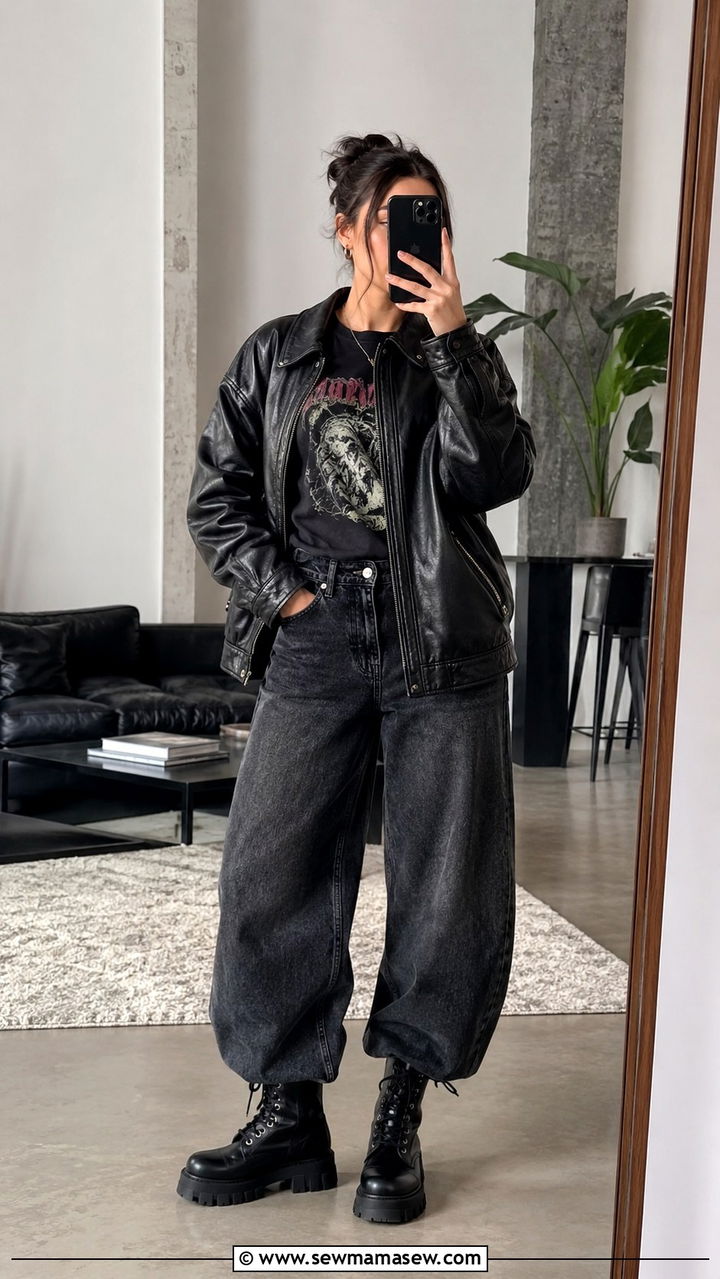 Barrel jeans with square toe ankle boots - 25 Barrel jeans outfit ideas with boots