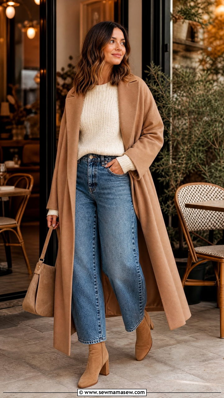 Barrel jeans with suede ankle boots - 25 Barrel jeans outfit ideas with boots