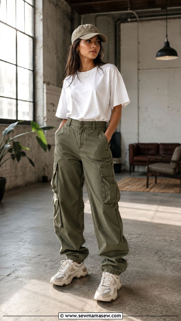 Baseball cap with cargo pants - 30 How to style a baseball cap