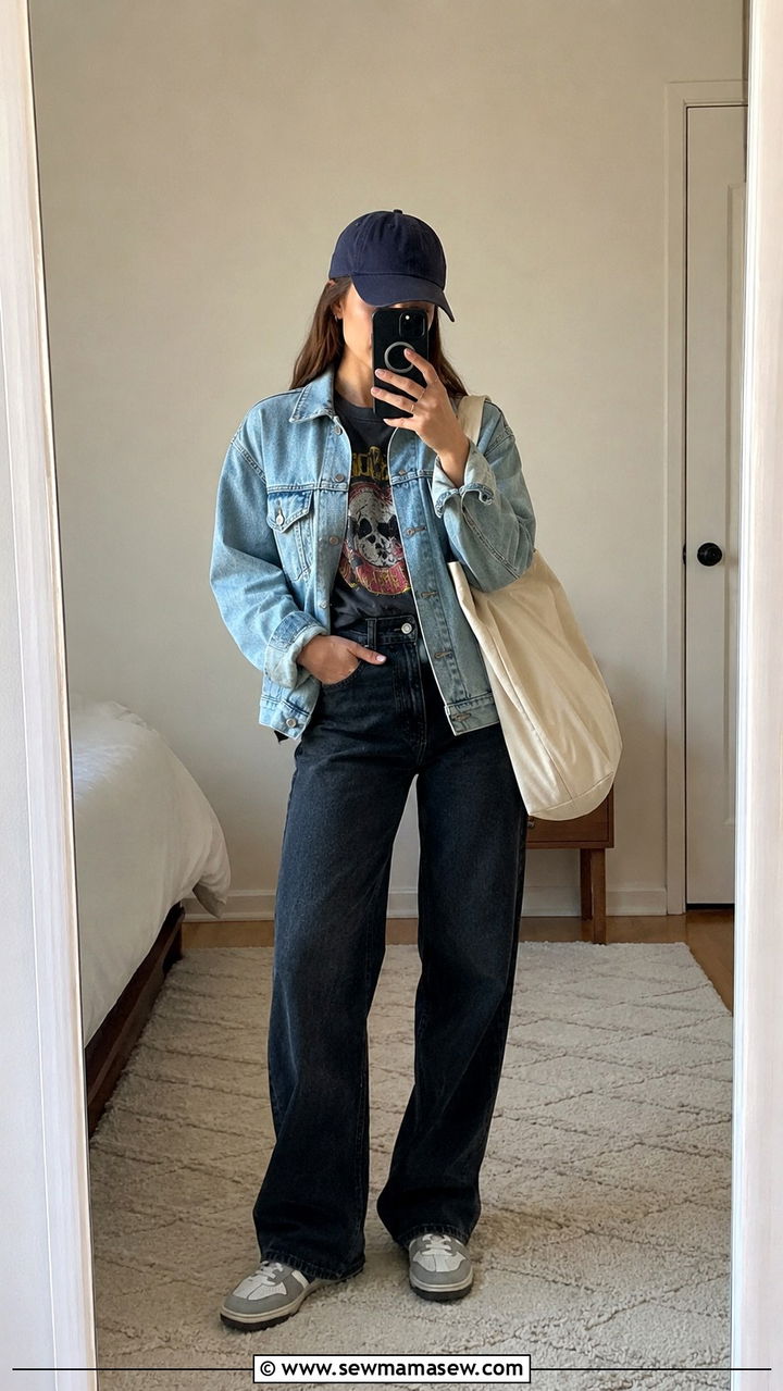 Baseball cap with denim jacket - 30 Ways to wear a baseball cap