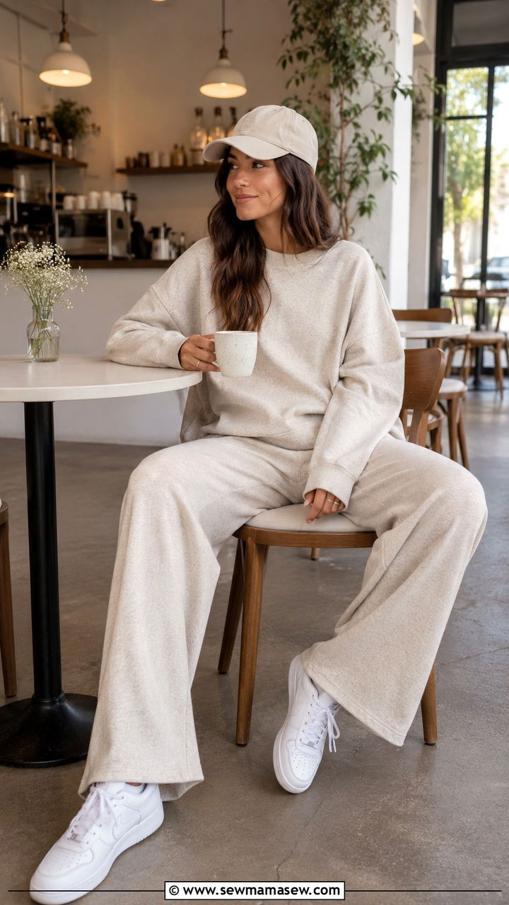 Baseball cap with matching lounge set - 30 Ways to wear a baseball cap