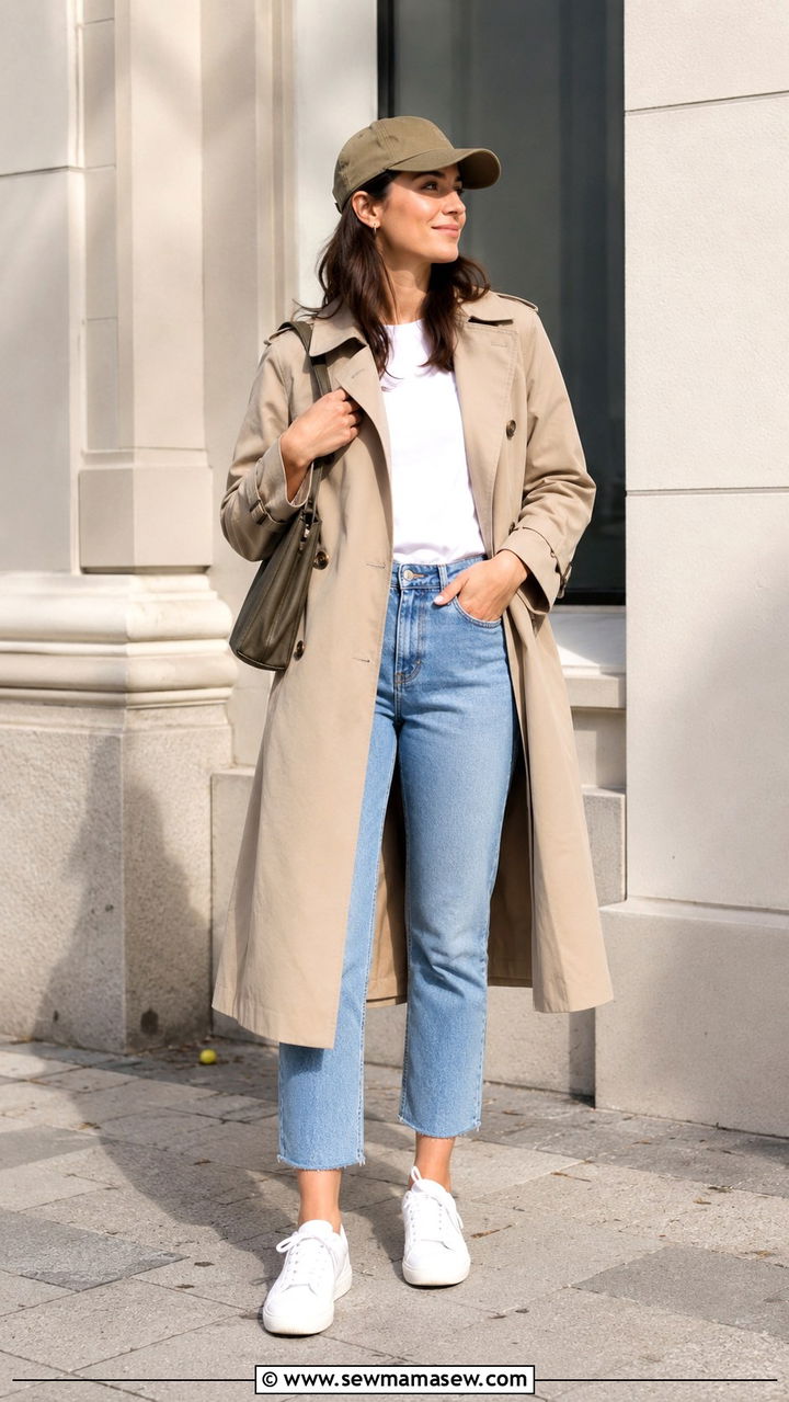 Baseball cap with trench coat - 30 Ways to wear a baseball cap