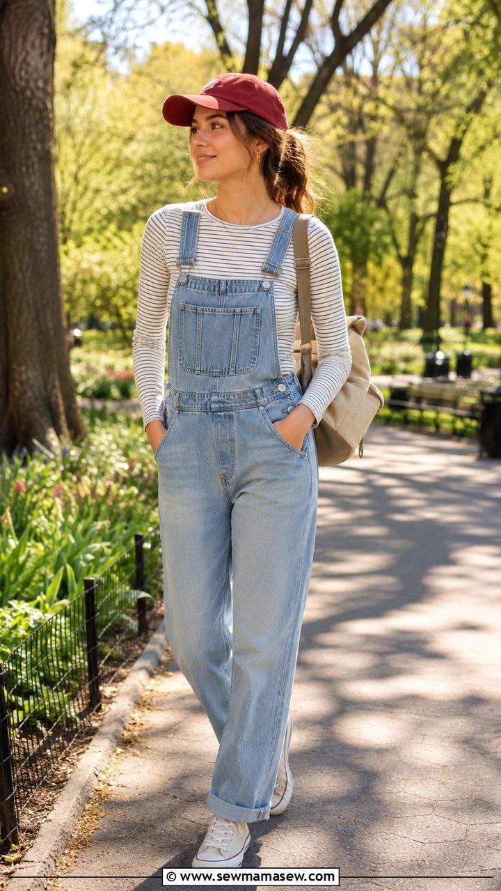 Baseball cap with wide leg pants - 30 Ways to wear a baseball cap