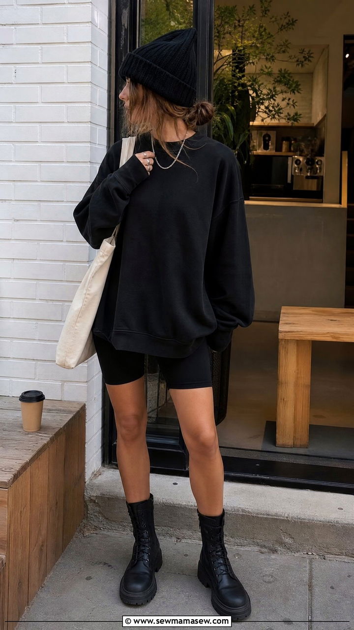 Beanie And Oversized Sweatshirt Grunge Outfit - 25 Grunge outfit ideas 2026