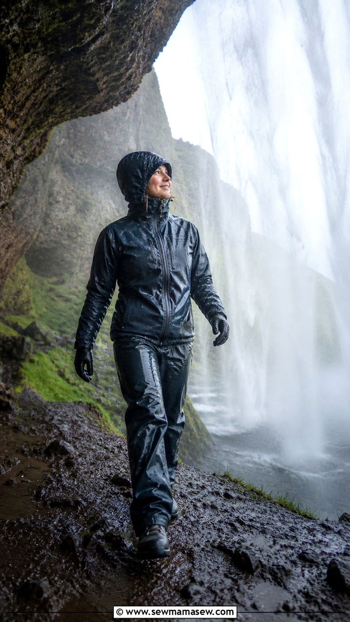 Behind the Waterfall Seljalandsfoss Outfit - 40 What to wear in Iceland