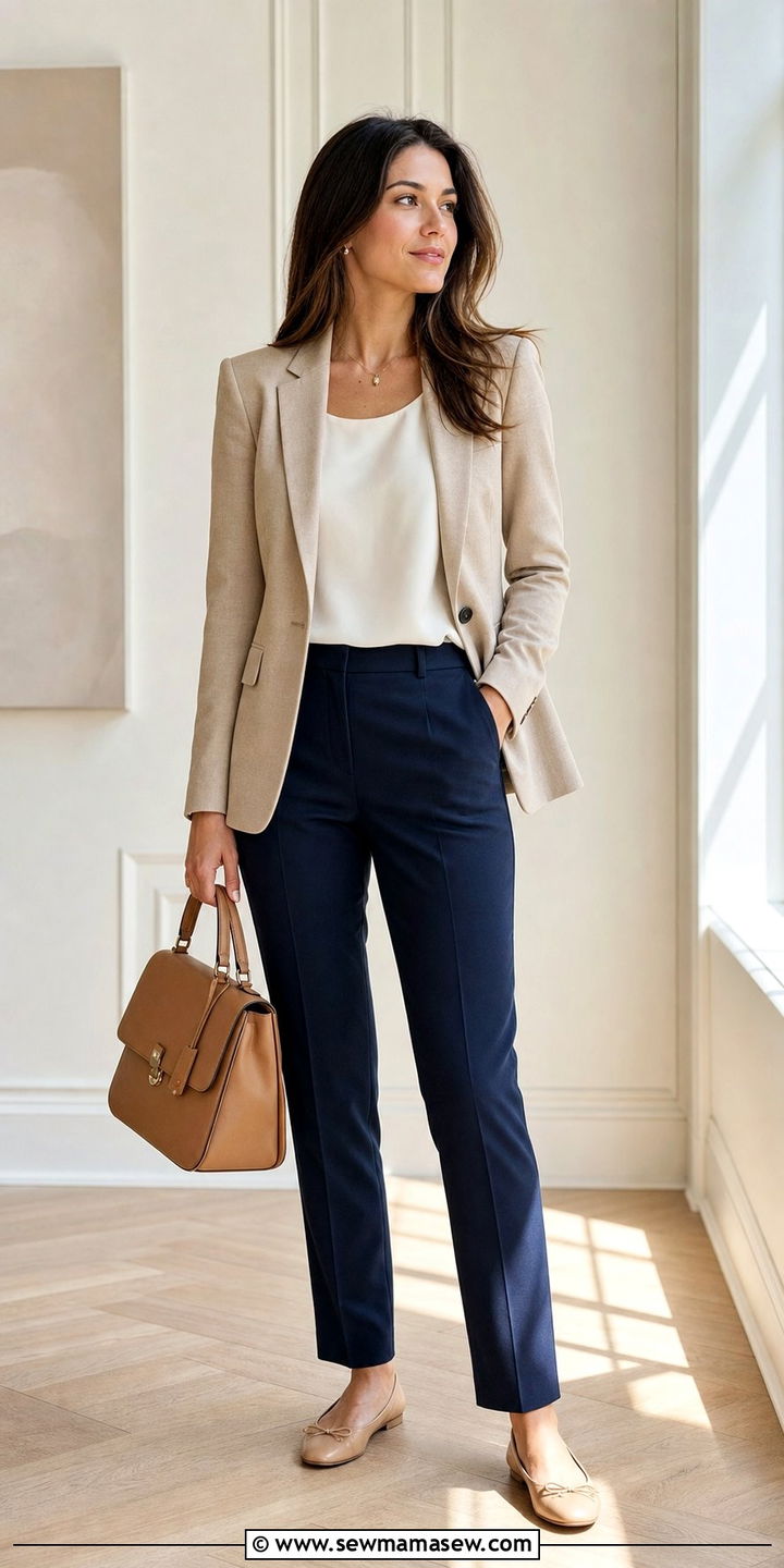 Beige Blazer With Dress Pants For Deposition - 25 Deposition outfit ideas
