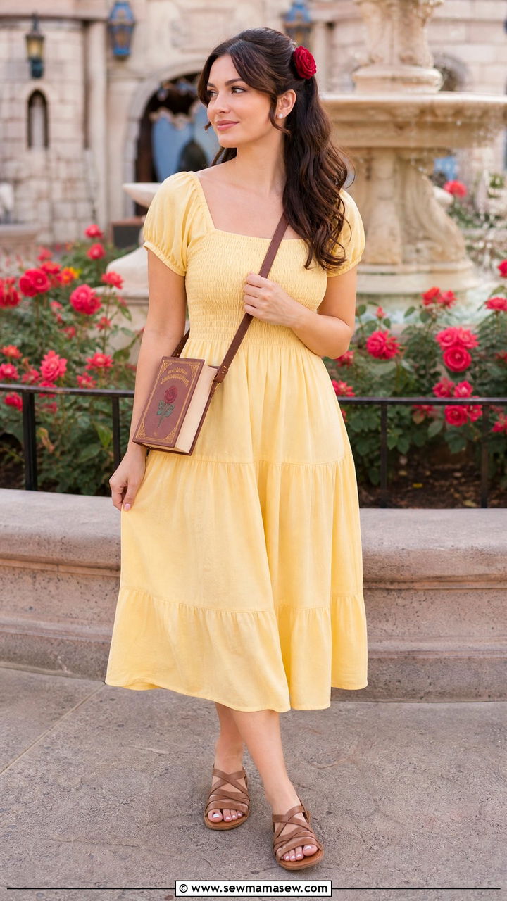 Belle Disneybound Yellow Outfit - 40 What to wear in Disneyland