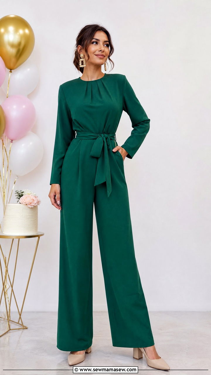 Belted Jumpsuit Modest Birthday Outfit - 25 modest birthday outfit ideas
