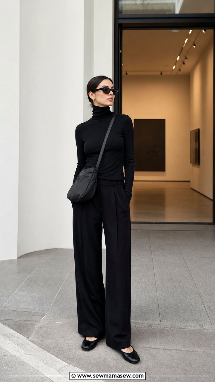 Berlin All Black Museum Outfit - 25 Europe travel outfits Pinterest