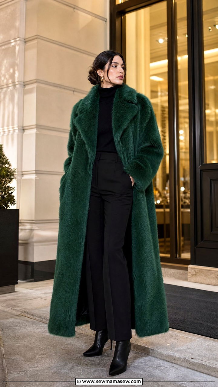 Berlin Faux Fur Statement Coat Outfit - 25 Berlin outfit ideas