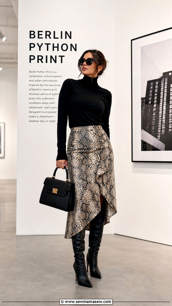 Berlin Python Print Statement Outfit - 25 Berlin outfit ideas