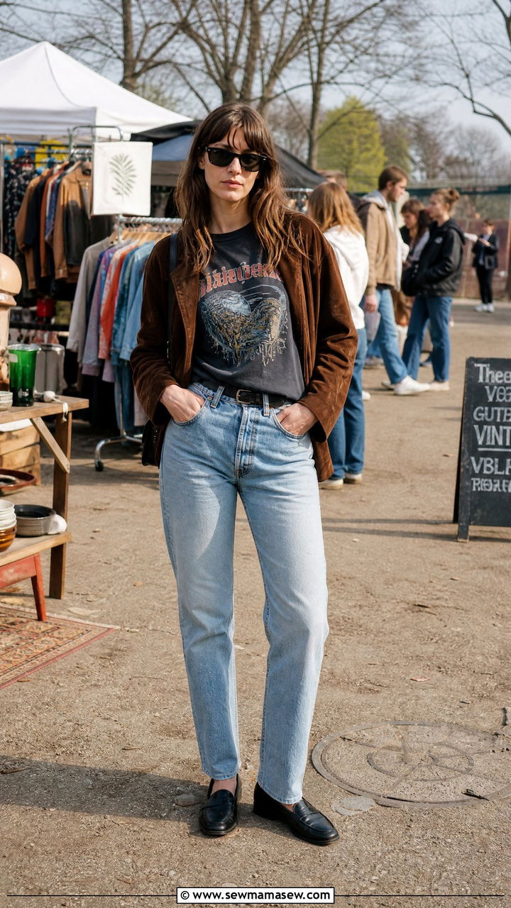 Berlin Vintage Denim Outfit - 25 Berlin outfit ideas