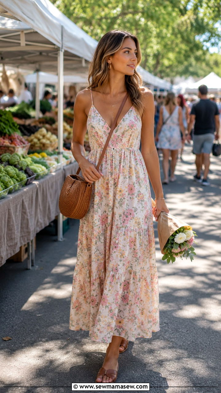 Bermuda Shorts and a Lightweight Blouse - 20 Spring outfits for 85 degree weather