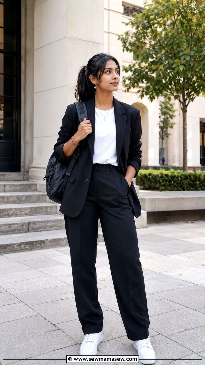 Black Blazer And Trousers Law Student Outfit - 30 Law student outfit ideas