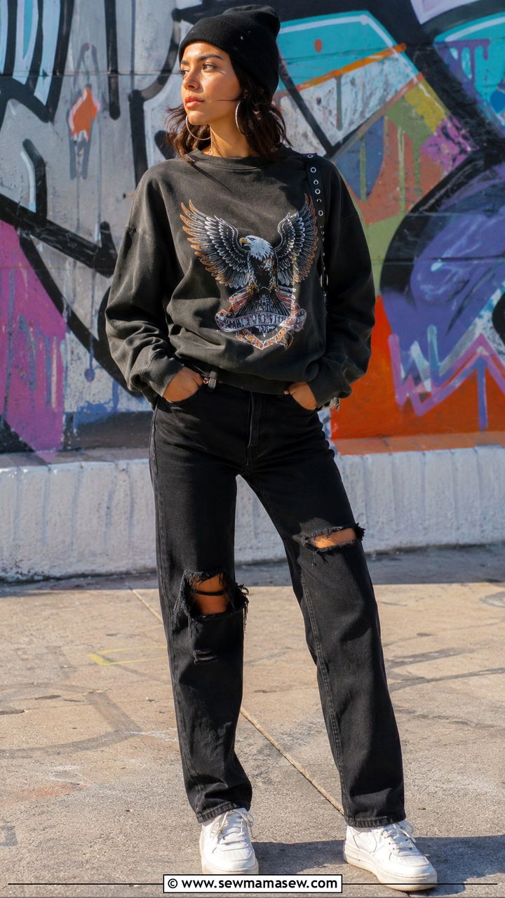 Black Jeans With Ribbed Sweater - 25 Black jeans outfit ideas with a sweater