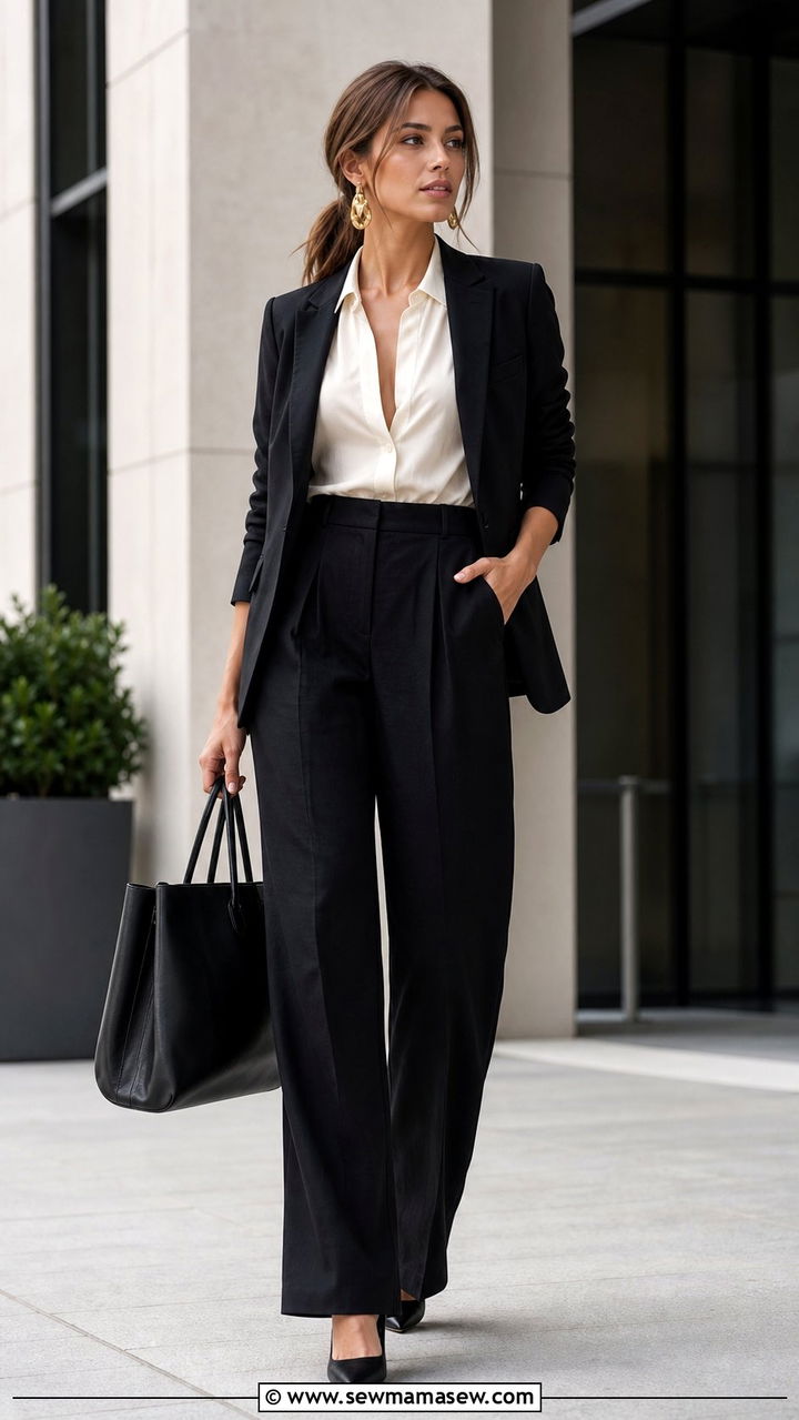 Black Linen Pants For Work - 25 classy linen pants outfits