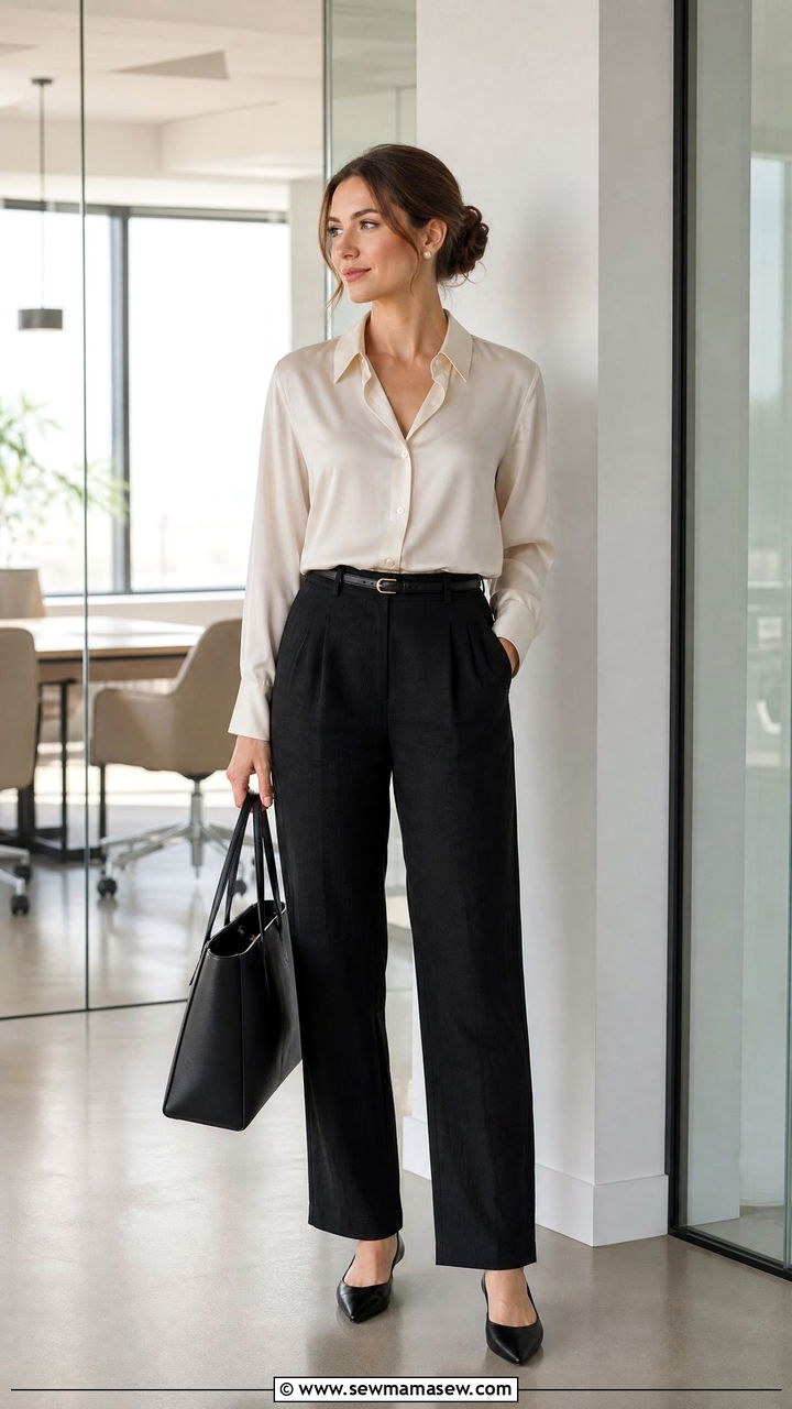 Black Linen Pants Outfit For Work - 25 linen pants outfits inspo