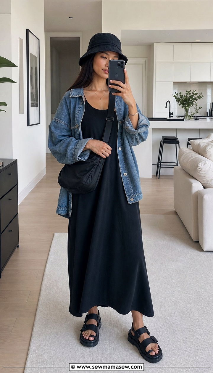 Black Maxi Dress Casual Day Outfits - 35 casual maxi dress outfits