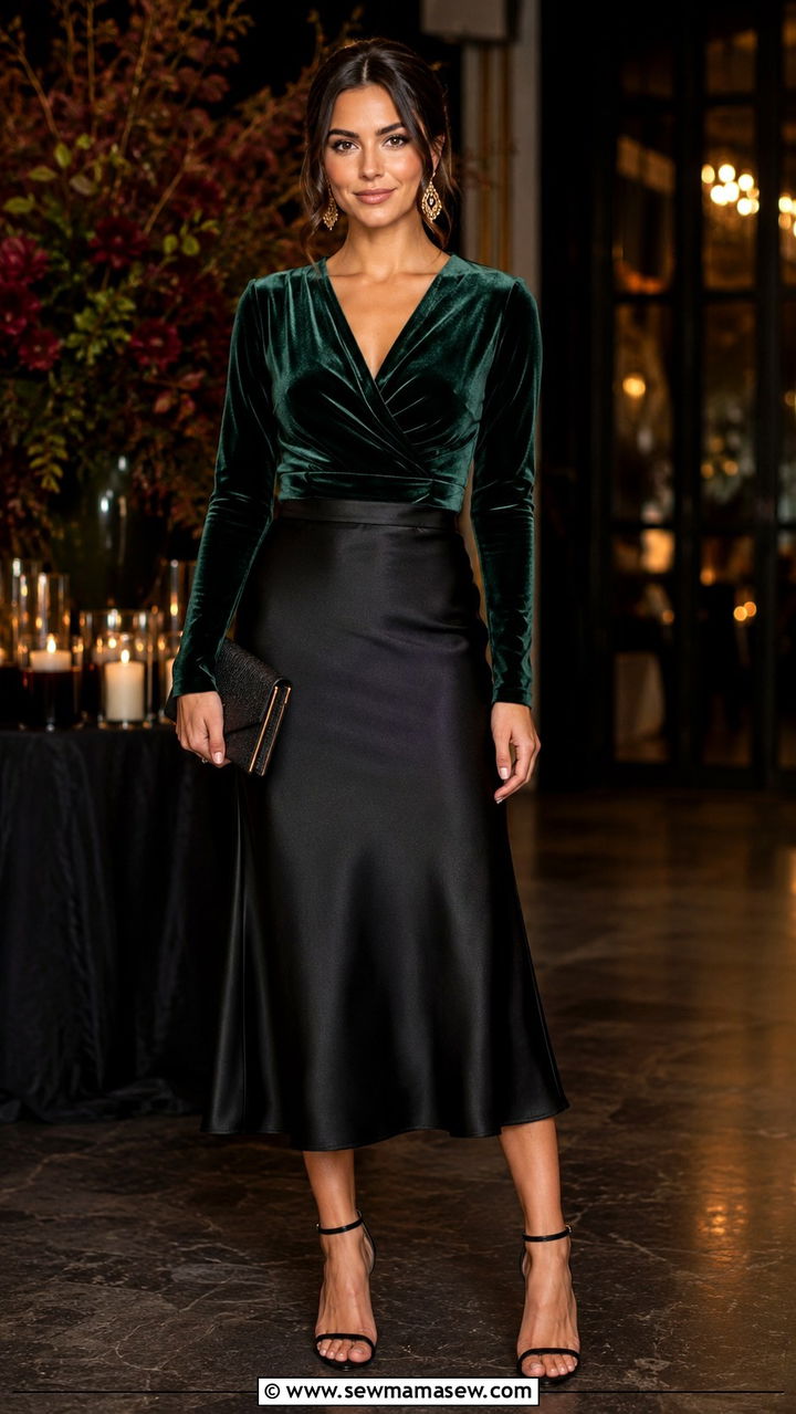 Black Midi Skirt Wedding Guest Outfit - 25 Wedding guest skirt outfit ideas
