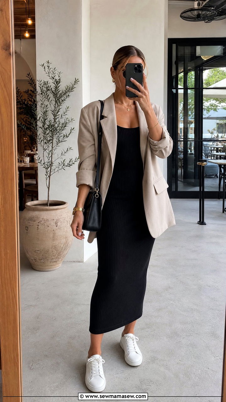 Black Tank Dress Brunch Outfit - 25 Brunch outfits with dresses